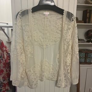 Lace cover up